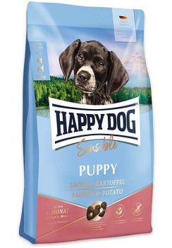 Happy Dog Sensible Puppy Salmon &amp; Potato лосось і картопля, сухий корм для цуценят від 1 до 6 місяців, 10 кг (61000)