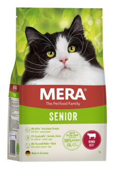 Мера Mera Cats Senior Beef (Rind) беззерновий сухий корм зі свіжою яловичиною для літніх котів, 2 кг (038942 - 8930)
