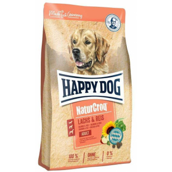 Happy Dog Naturcroq Adult Salmon &amp; Rice (Lachs &amp; Reis) сухий корм із лососем і рисом для дорослих собак, 11 кг (61024)