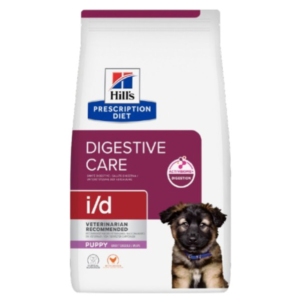Хілс Hill's PD i/d Puppy з ActivBiome+ Digestion сухий дієтичний корм з куркою для щенят при захворюваннях ШКТ, 1,5 кг