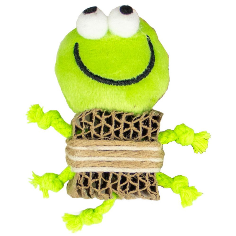 Іграшка для котів CROCI у вигляді жабки ,9 см  (ціна за 1шт)