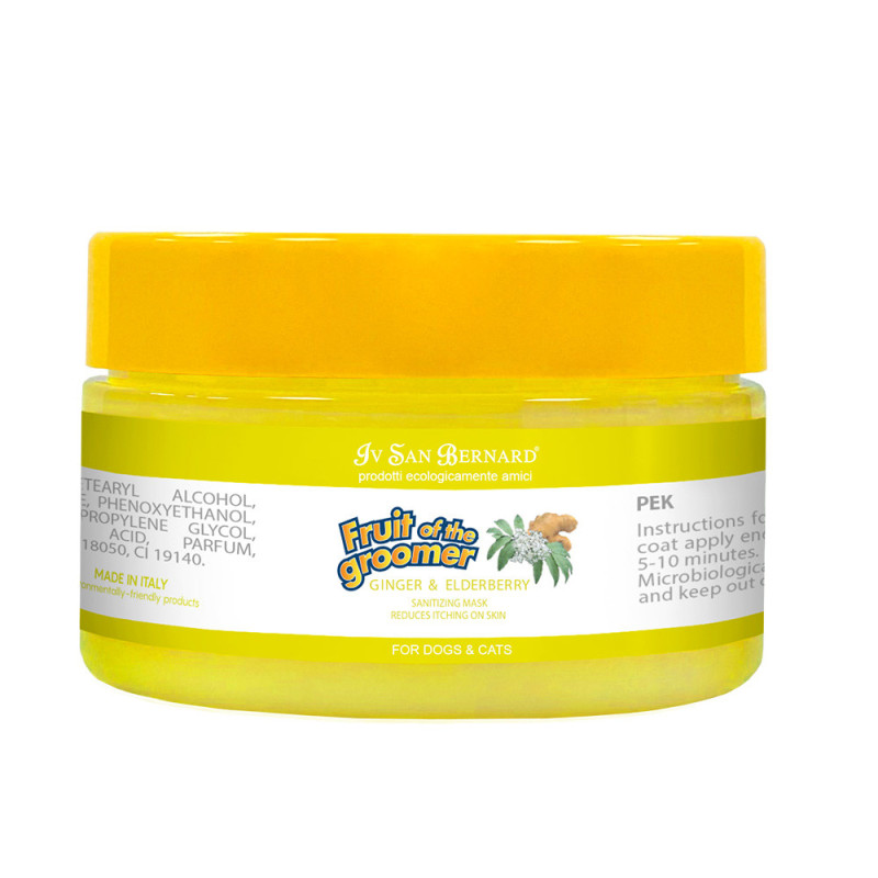 Відновлююча маска Імбир та Бузина Iv San Bernard Ginger &amp; Elderberry Mask для собак та кішок, 100 мл