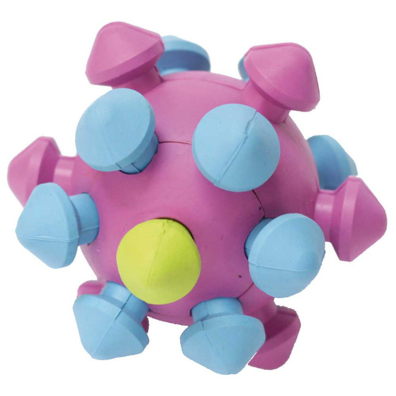 Іграшка для собак CROCI Литий м'яч-міна, гума, 11 см