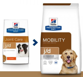 Хілс Hill's PD Canine J/D Mobility лікувальний корм для собак при артриті, захворюваннях суглобів, серця, 12 кг (606275)