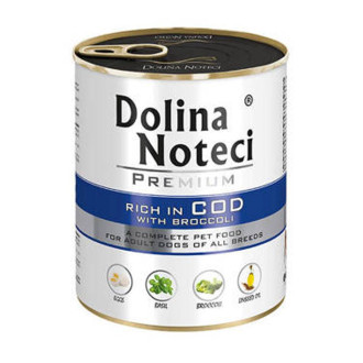 Корм конс.Dolina Noteci Premium  для собак з тріскою та броколі, 800 гр