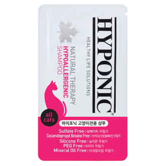 Hyponic Hypoallergenic, гіпоалергенний шампунь з олією соняшника та жожоба, д/котів, 10 мл.