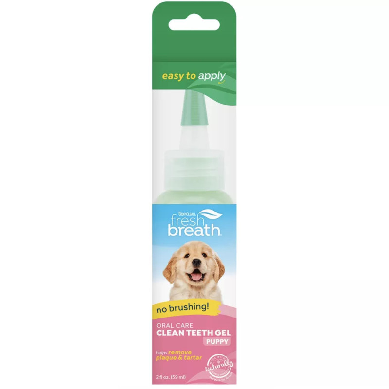 Тропіклін Свіже Дихання TropiClean Oral Care Gel Clean Teeth (No Brush) гель для чищення зубів у цуценят, 59 мл (001954)