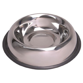 Миска TETRAPET з нержавіючої сталі на гумці, 1,8л /20 см