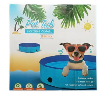Басейн складаний Papillon Pet Tub для собак, розмір XL, діаметр 160 см, висота 30 см