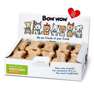 Ласощі  для собак "Bow wow" натуральні кісточки з домаш.птиці та юки  box