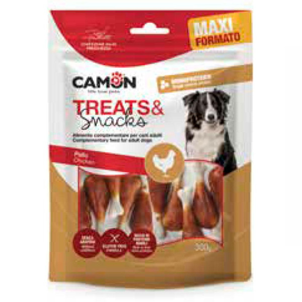 Ласощі для собак CAMON м'ясні ніжка куряча, 300 гр, 8,5 см