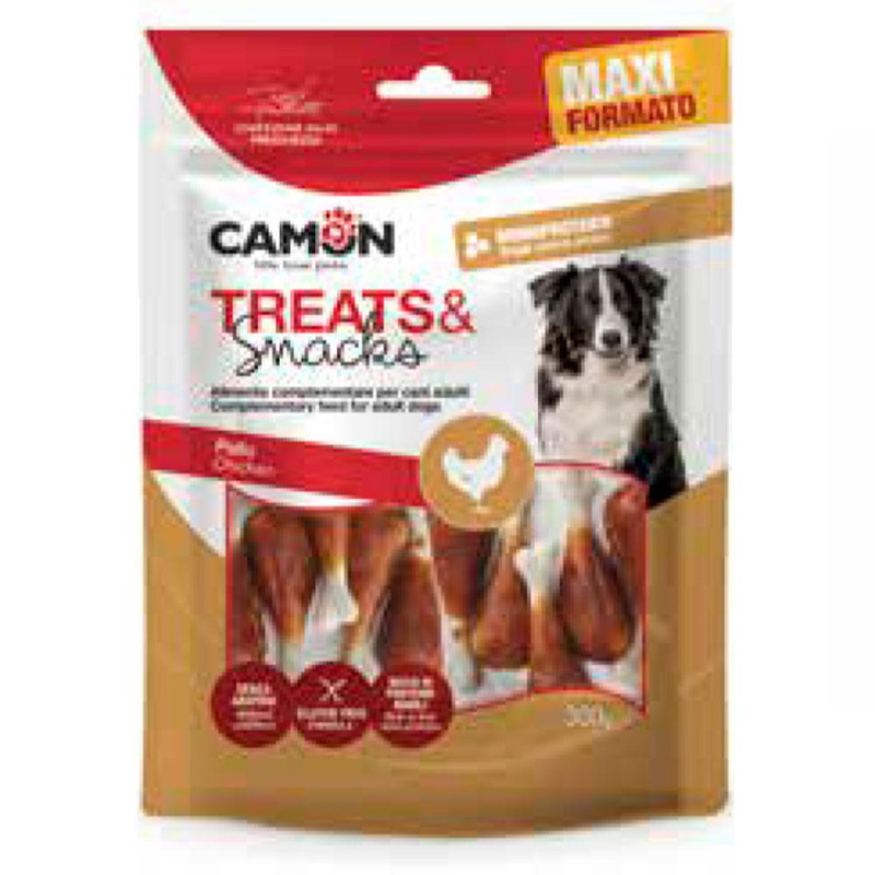 Ласощі для собак CAMON м'ясні ніжка куряча, 300 гр, 8,5 см