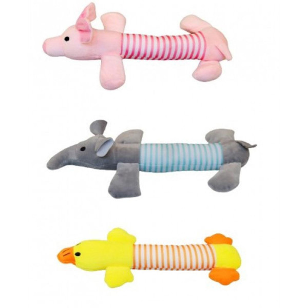 Іграшка для собак TETRAPET Expert, плюшеві тваринки, 25 см