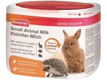 Замінник материнського молока Beaphar Small Animal Milk для дрібних тварин (морських свинок, хом'яків, шиншил, дегу), 200 гр
