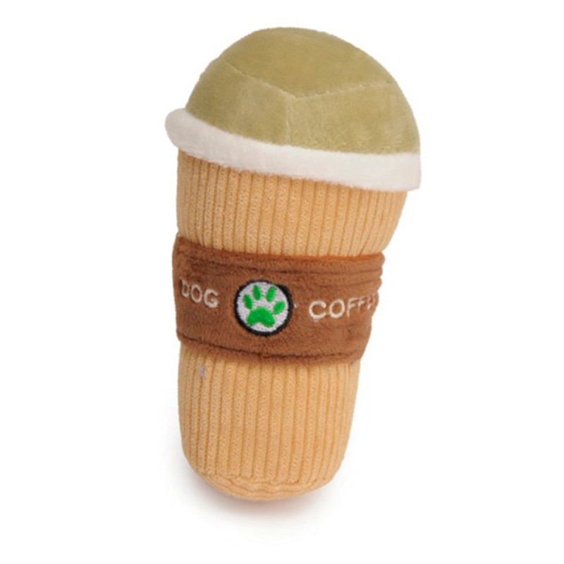 Іграшка для собак CAMON кружка плюшева з пищалкою, 16 см