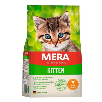 Міра Mera Cats Kitten Сhicken (Huhn) сухий корм з куркою для кошенят віком від 2 до 12 місяців, 2 кг (038242 - 8230)
