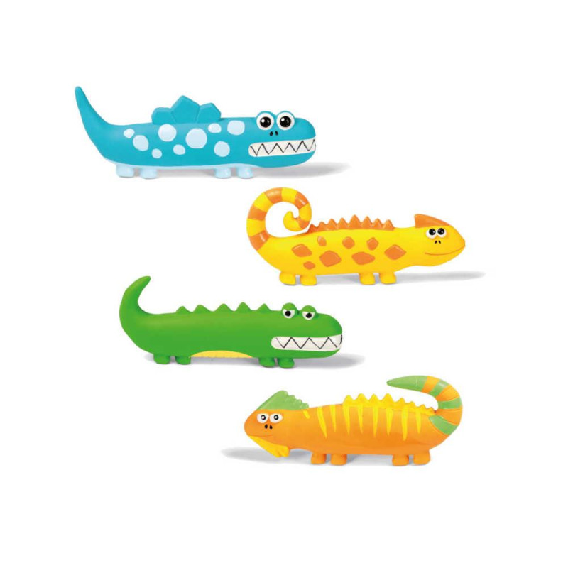 Іграшка для собак CROCI Сoco, крокодили, латекс, пищалка, в асортім., 20 см