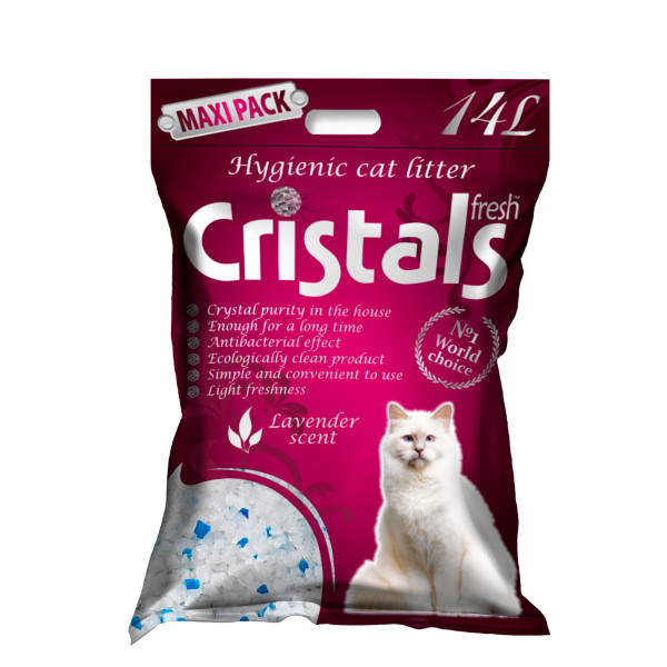 Наповнювач CRISTALS Fresh з лавандою 14L