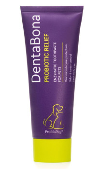 ДентаБона DentaBona ProbioDay ензимна зубна паста з пробіотиками для собак, котів, кроликів та гризунів, 90 гр