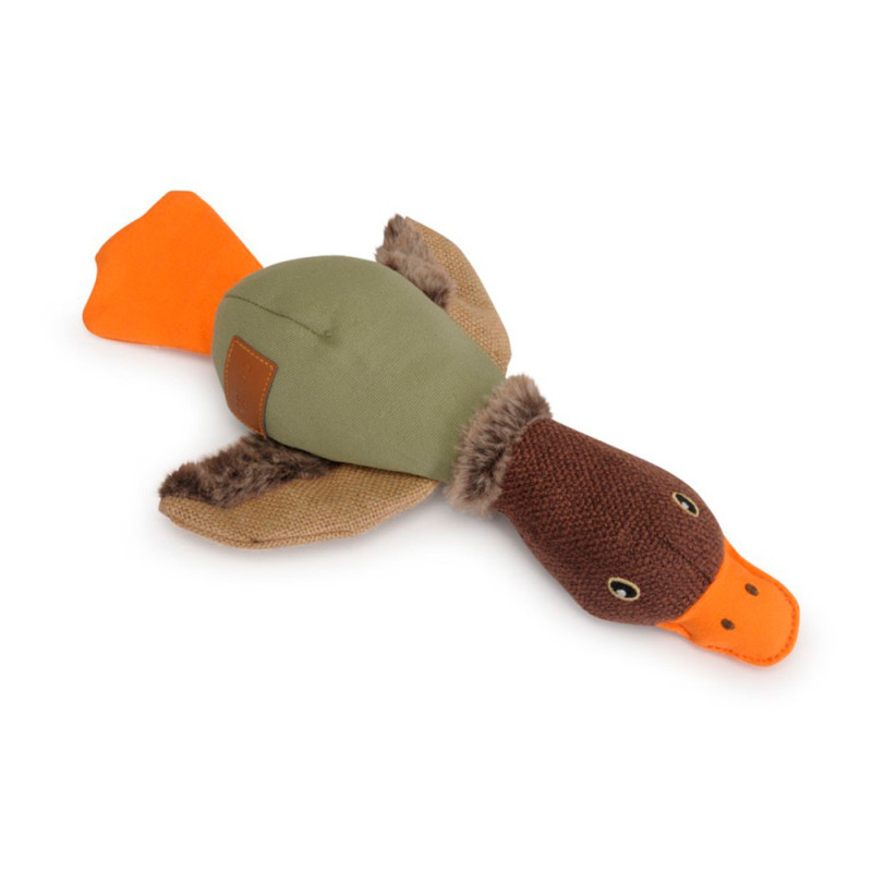 Іграшка для собак CAMON качка полотняна з пищалкою, 35 см