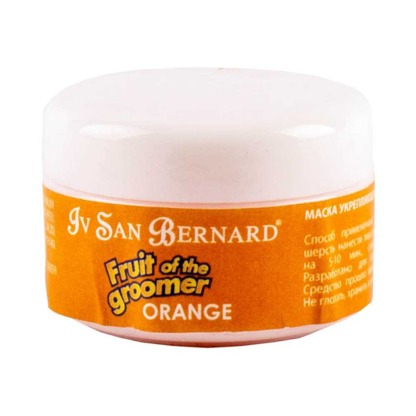 Відновлююча маска Апельсин Iv San Bernard Orange Mask для слабкої випадаючої шерсті собак і кішок, 20 мл Відновлююча маска Апельсин Iv San Bernard Orange Mask для слабкої випадаючої шерсті собак і кішок, 20 мл