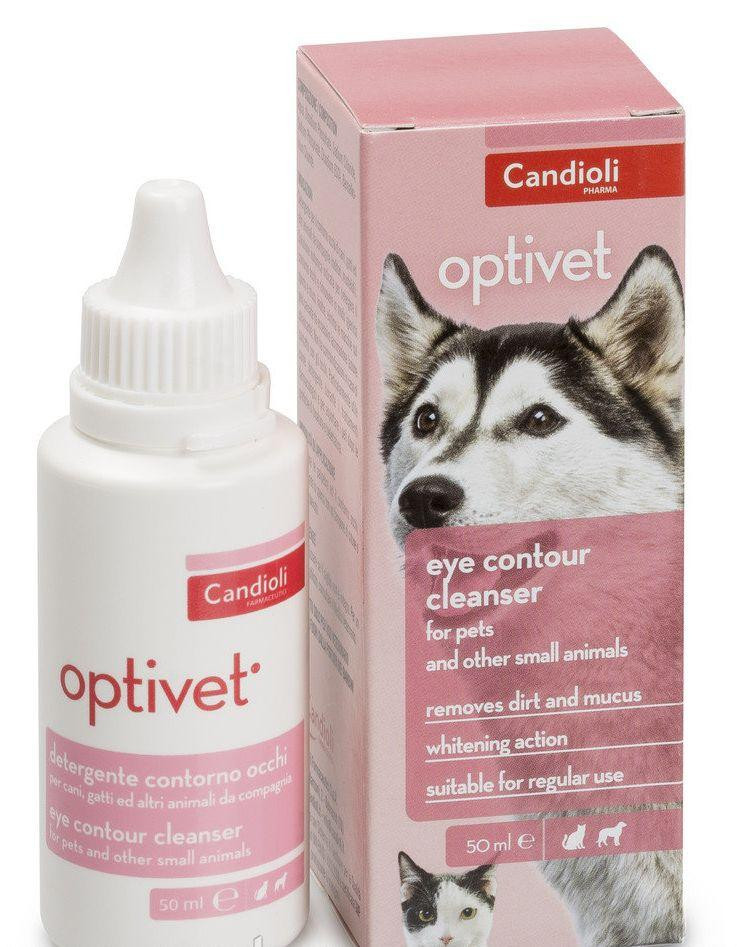 Кандіолі Оптівет Candioli Оptivet засіб для чищення області навколо очей у собак і кішок, 50 мл (PSE5199)
