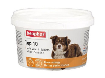 Топ 10 Бефар Top 10 Beaphar Dog вітамінно-мінеральний комплекс для собак від 7 тижнів, 750 таблеток