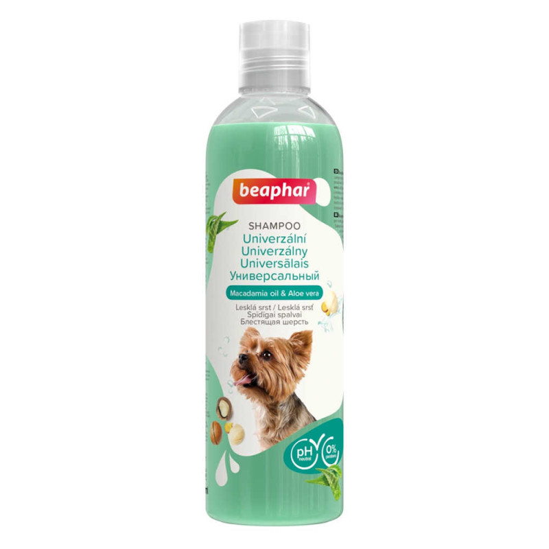 Шампунь Beaphar Shampoo for Dogs Macadamia &amp; Aloe Vera з Макадамією та Алое Вера для собак із чутливою шкірою, 250 мл (19967)