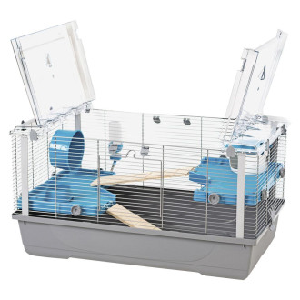 Клітка для кролів та морських свинок MPS EVA 22 GREY/CHROME, 79x45x42h