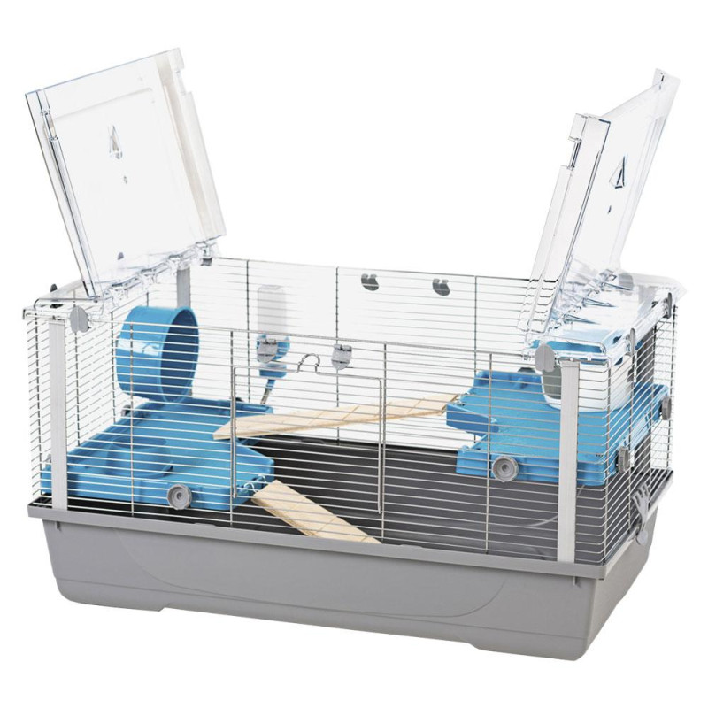 Клітка для кролів та морських свинок MPS EVA 22 GREY/CHROME, 79x45x42h