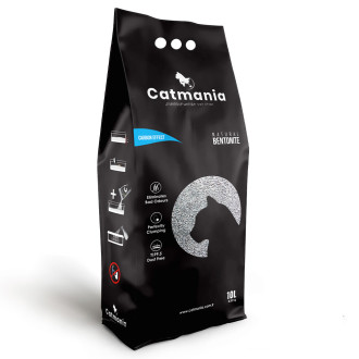 Бентонітовий наповнювач  CATMANIA з карбоновим ефектом,  10л