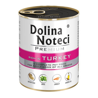 Корм конс.Dolina Noteci Premium  для собак з індичкою, 800 гр