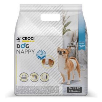 Підгузник-пов'язка для псів CROCI S, обхват 30-40 см