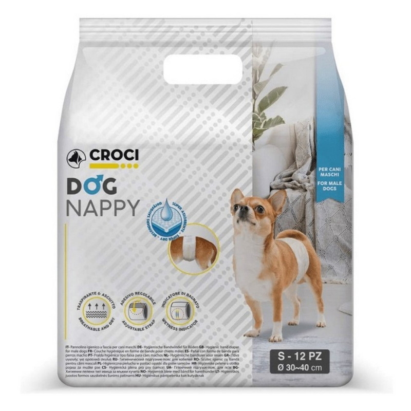 Підгузник-пов'язка для псів CROCI S, обхват 30-40 см