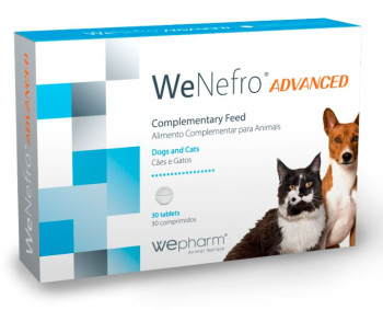 WeNefro ADVANCED Tablets Wepharm нефропротектор для підтримки функції нирок при ХНН у котів та собак, 30 таблеток