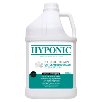 Дезодорант Океанський Сплеск Hyponic Chitosan Deodorizer Ocean Splash Scent хітозан, для кішок та собак, 3,8 л (H3DO1AL3800OCKNN)