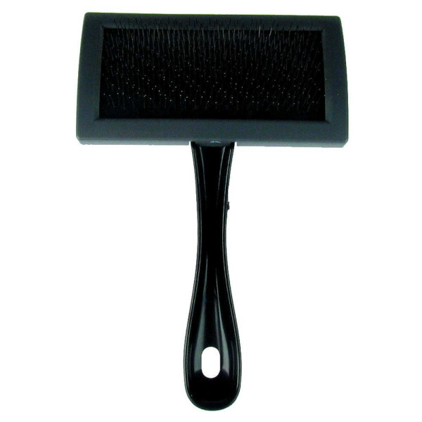 Пуходерка для собак TETRAPET Dog Salon, чорна, 11*17 см