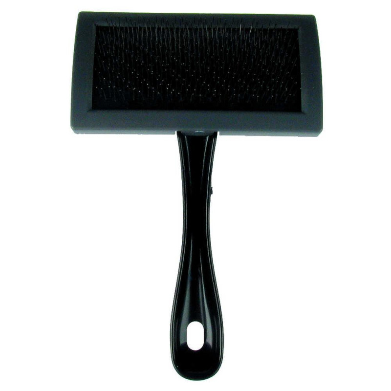 Пуходерка для собак TETRAPET Dog Salon, чорна, 11*17 см