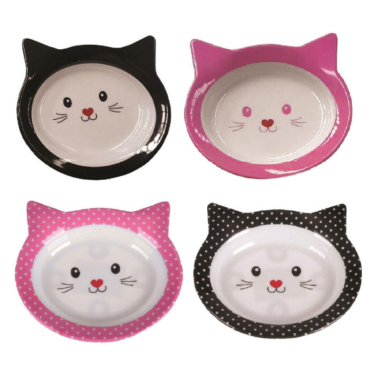 Миска TETRAPET для котів, пластикова, 16,5*15*2,8 см