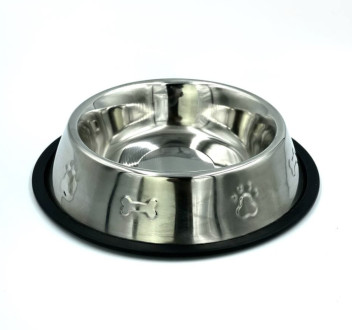 Миска нековзна з тисненням ТМ &quot;LUCKY STAR&quot;, 20см, 950 мл/48