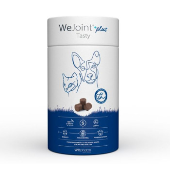 WeJoint Plus Tasty S breeds and cats для підтримки здоров'я суглобів, хрящової тканини у дрібних собак і кішок, 30 пастилок