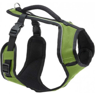 Шлея CROCI EASY SPORT, зелена, нейлон, 71-107см