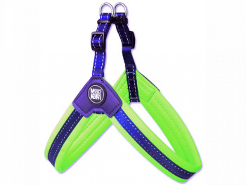 Шлейка Матрікс Зелений Лайм Q-Fit Harness Matrix Lime Green/L для собак, обхват грудей 50 - 56 см (214034)