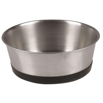 Миска TETRAPET з нержавіючої сталі з прогумованим дном, 0,9л /17 см