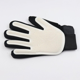 Рукавиця гумова для вичісування шерсті"Пухнастики"18*25 см