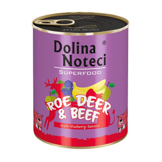 Консерва Dolina Noteci Superfood для cобак з коcулею та яловичиною,800 гр