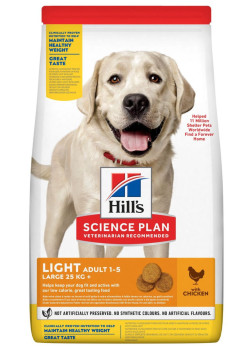 Хілс Hill's SP Canine Adult Large Breed Light Chicken корм з куркою для собак понад 25 кг від 1 до 5 років, 14 кг (604372)