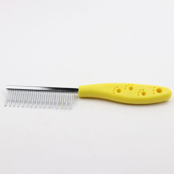 Гребінець для собак, різний зуб "Пухнастики" 2,9*18,5 см