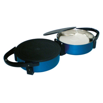 Набір для пікніка з собакою Croci Picnic Set 2 сталевих миски з кришками, 1,89 л, магнітний тримач (C6059206)