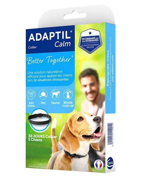 Нашийник заспокійливий Адаптіл Калм 46,5 см Adaptil Calm з феромонами для собак, обхват шиї до 37,5 см